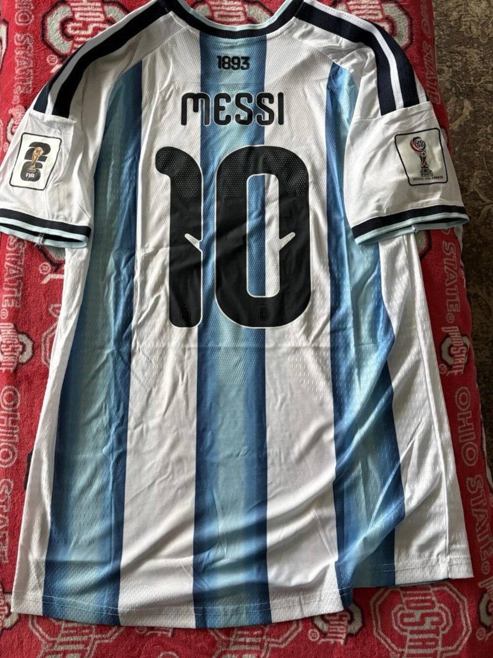 Mens Youths Select Lionel Messi 2026 World Cup Soccer Jersey 10 White Blue